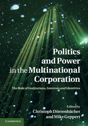 Politics and Power in the Multinational Corporation