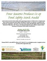 Description: Four Seasons Produce Co-op Food Safety Mock Audit